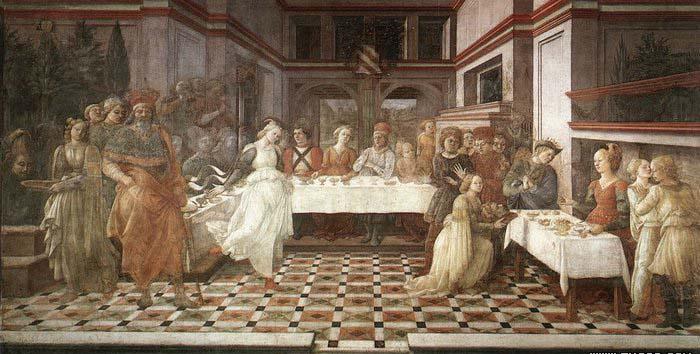 Fra Filippo Lippi Herod-s Banquet china oil painting image
